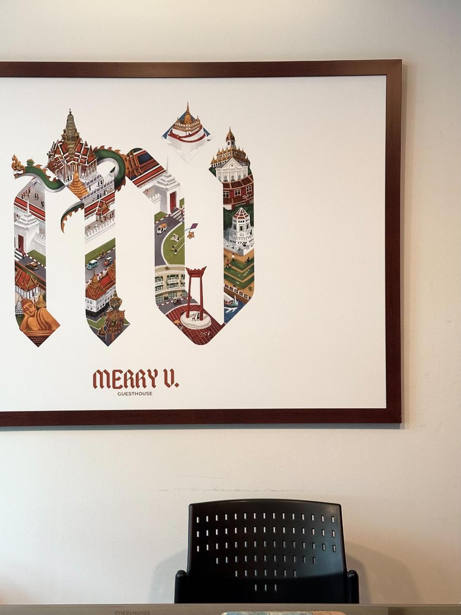 Merry V Guesthouse Bangkok Extérieur photo
